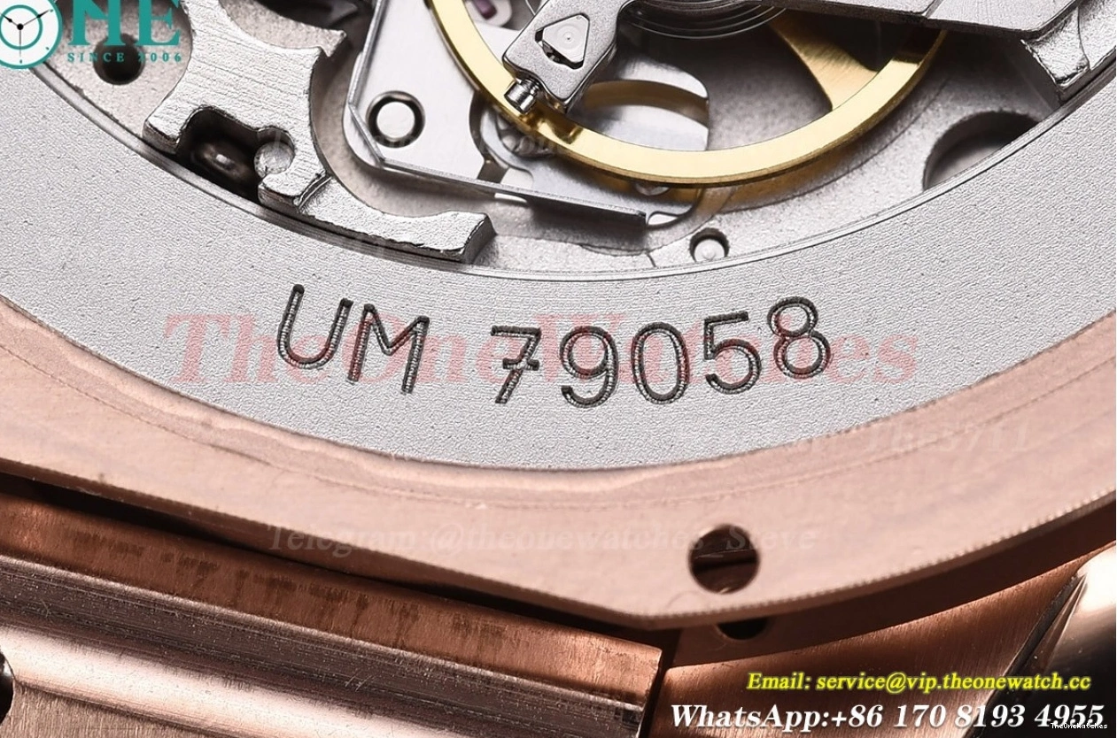 RG MY8215 De RG GDF Dial White Bleu Dia Ballon Cartier 42mm 0128